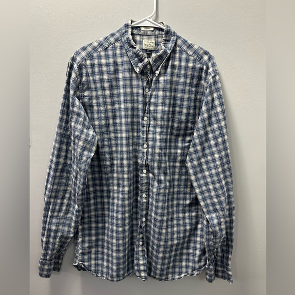 J.Crew Men’s Plaid Button Down Long Sleeve Shirt  XLT 🌟 - Picture 2 of 7
